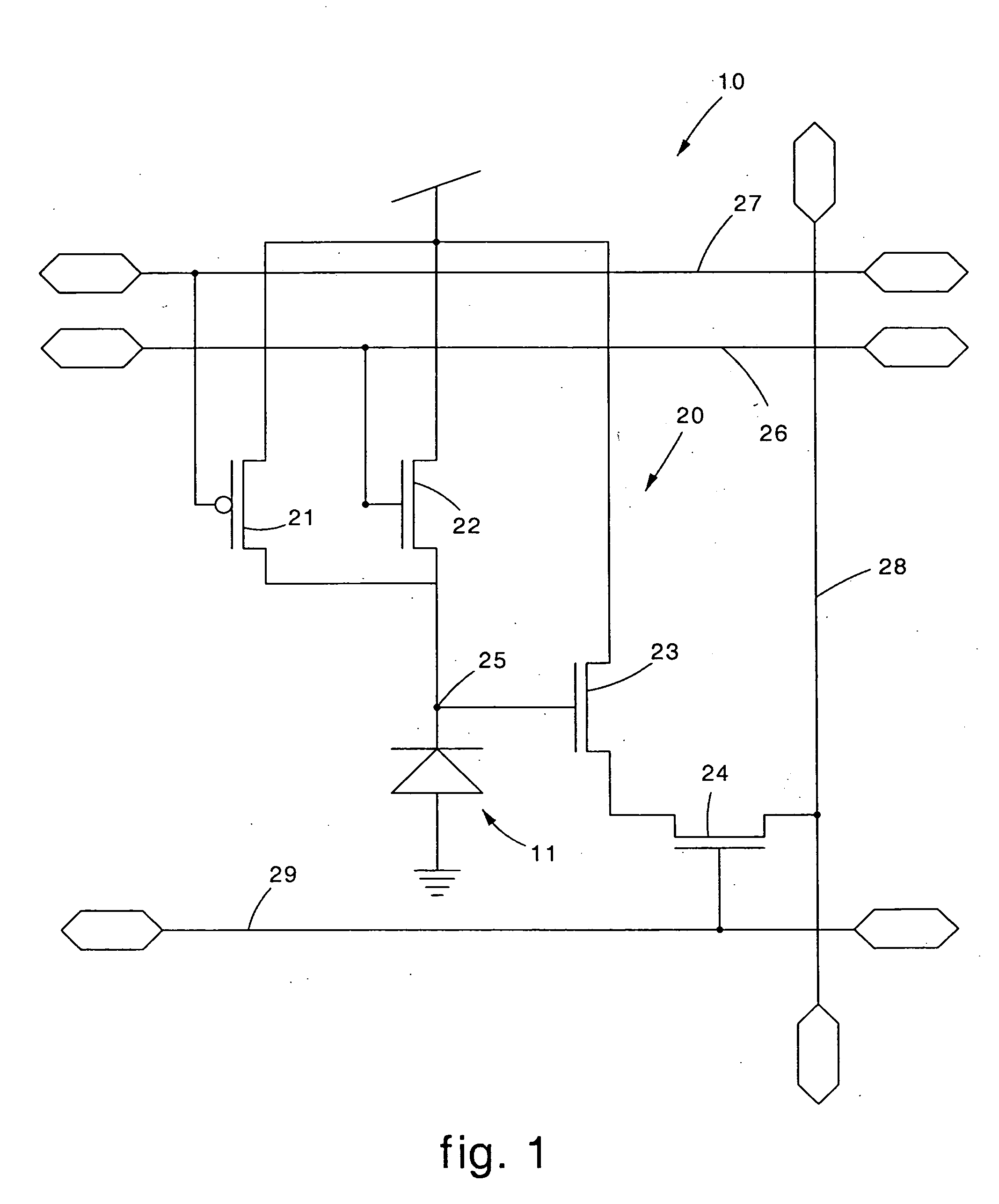 Photo-sensitive element for electro-optical sensors