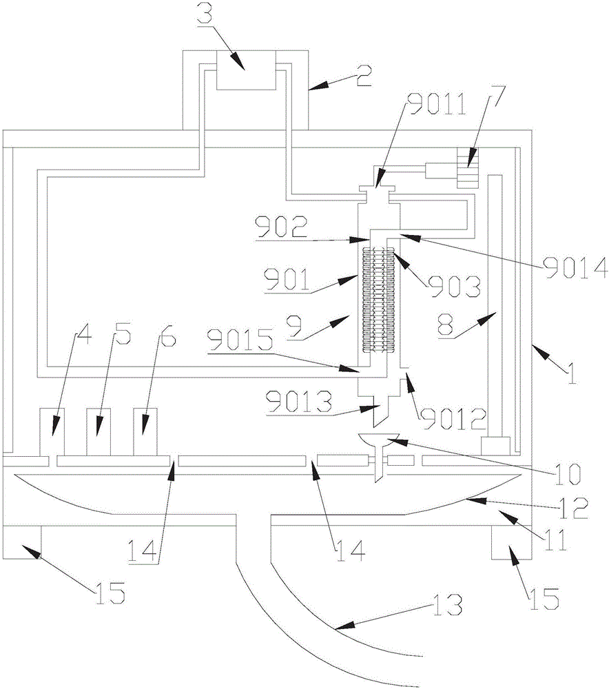 Power distribution box dehumidification device with vertical low resistance cooling system