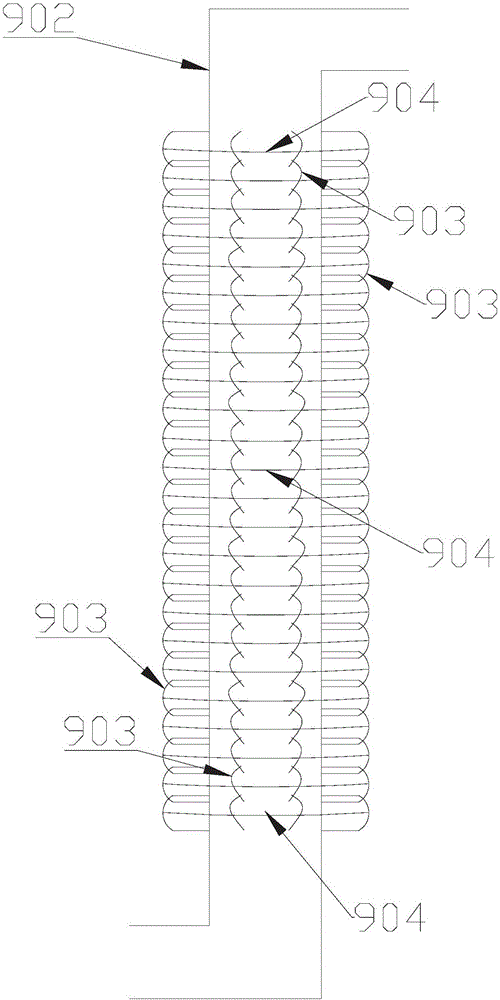 Power distribution box dehumidification device with vertical low resistance cooling system