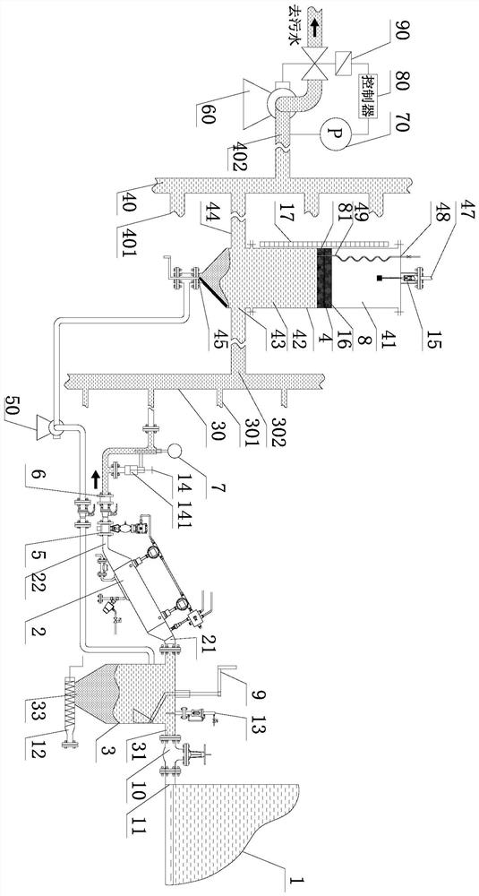 Fully-closed oil tank dehydration system