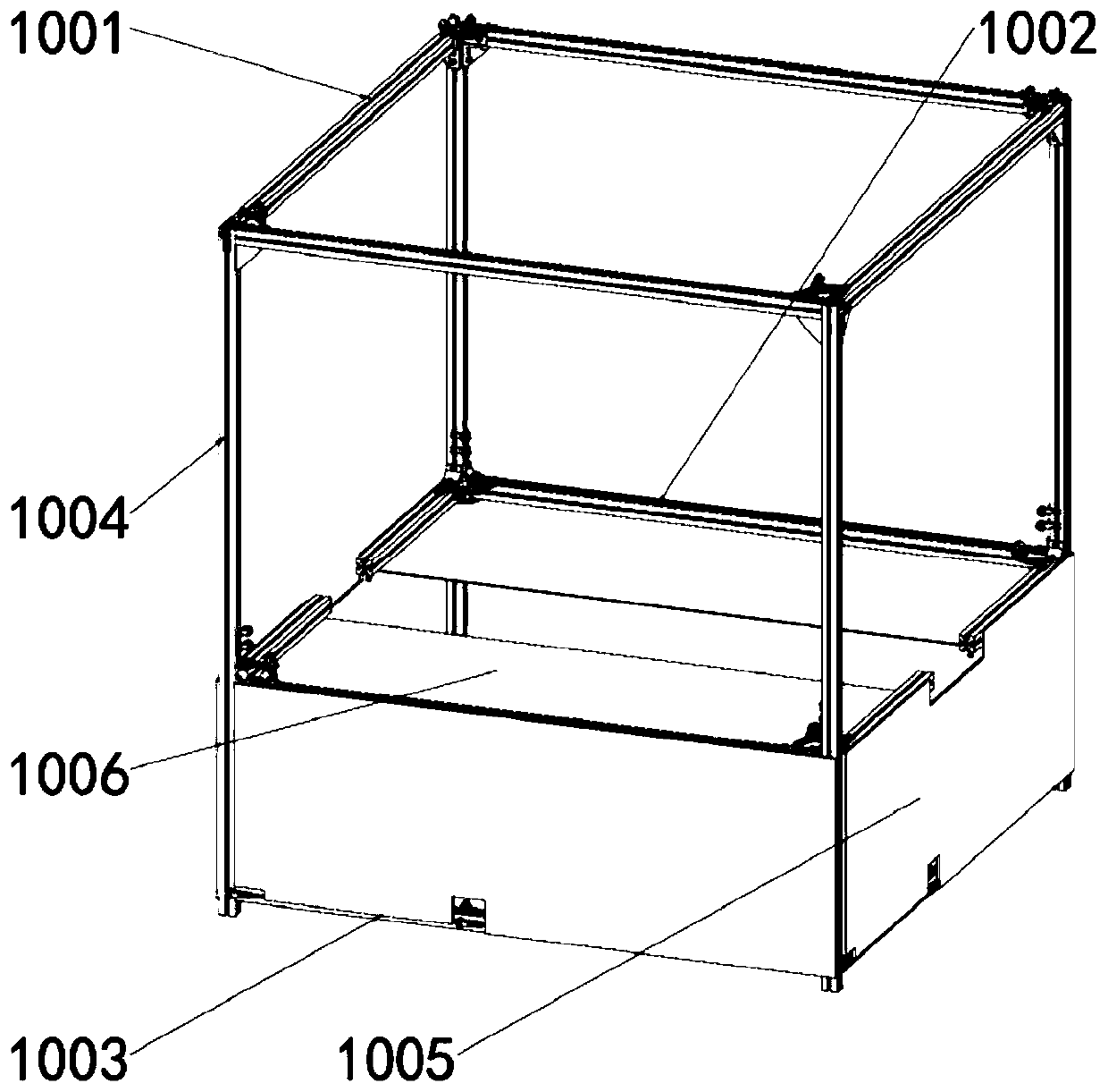 Flexible rope driving series-parallel spraying robot mechanism and operating method thereof