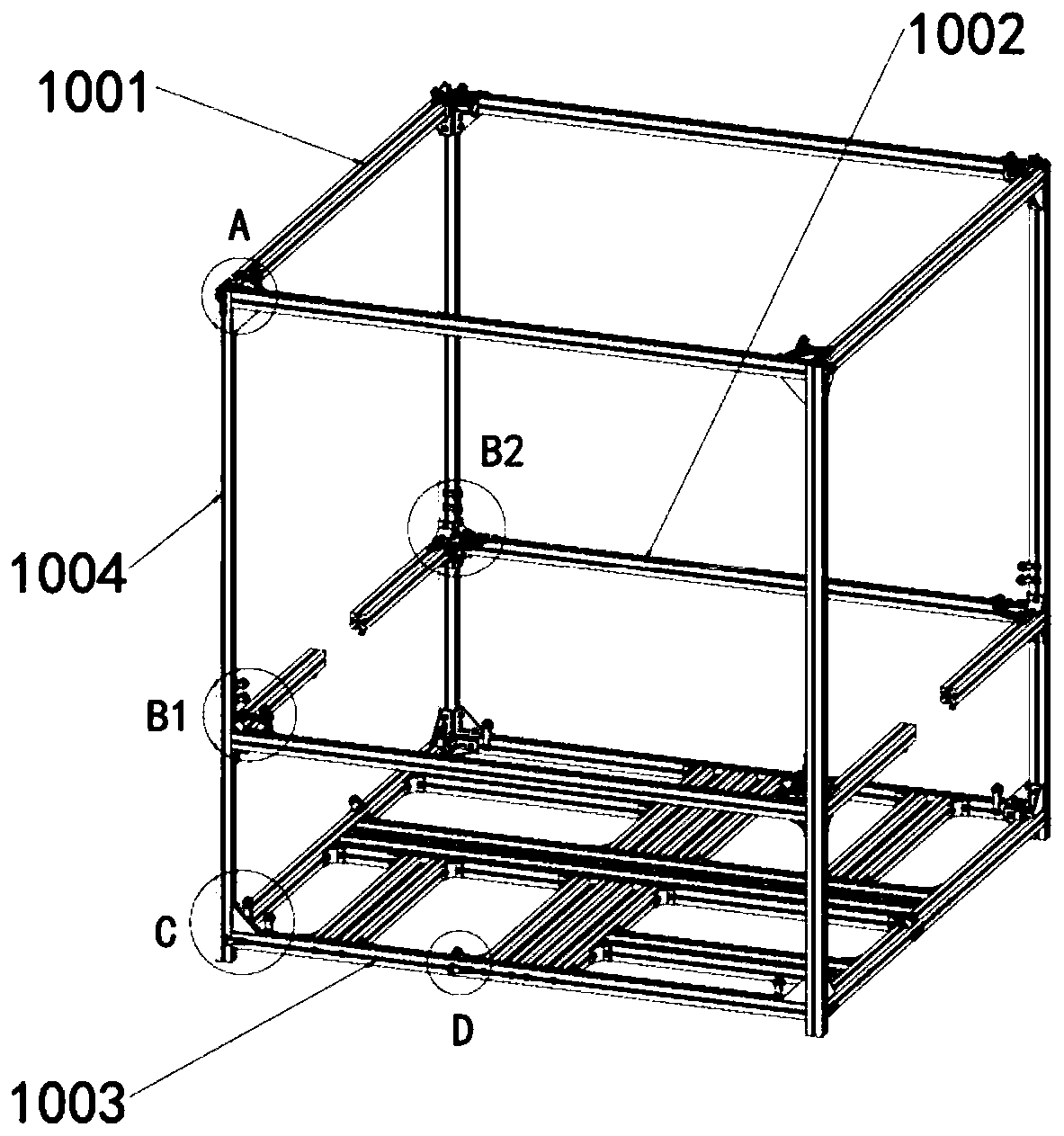 Flexible rope driving series-parallel spraying robot mechanism and operating method thereof