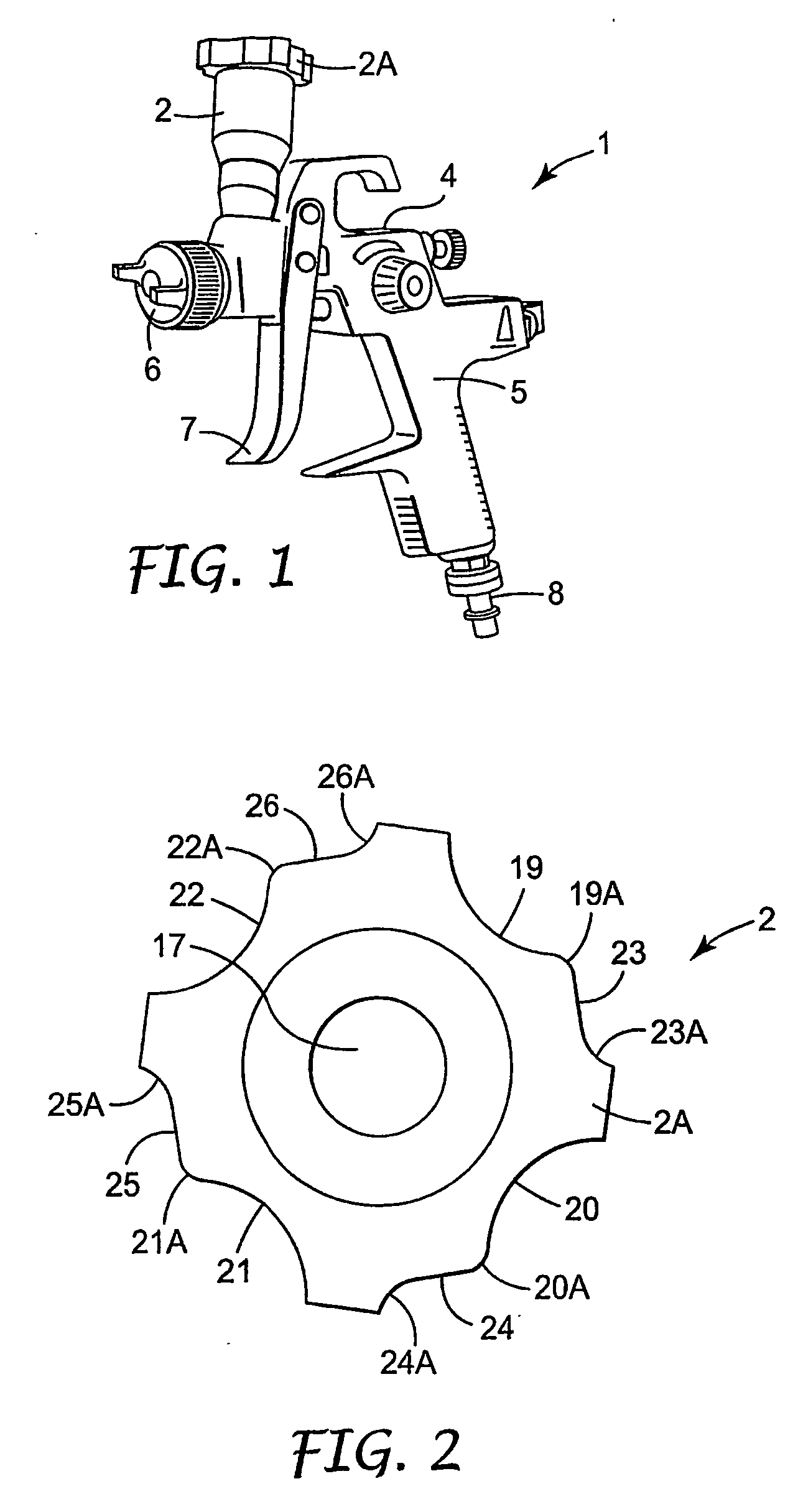 Drop-in filter for spray gun reservoir