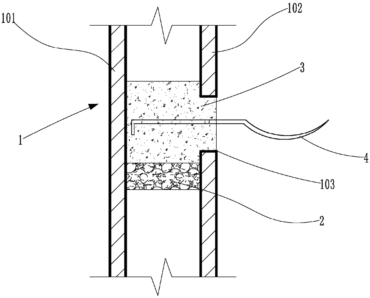 Weight hanging structure of prefabricated inner partition wall board and construction technology thereof