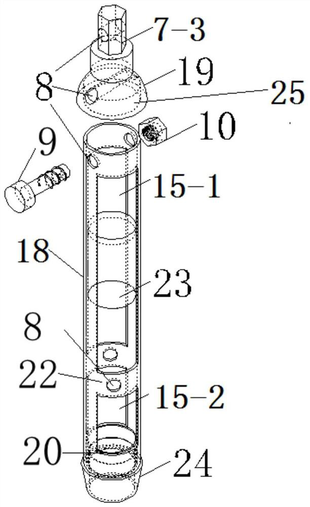 A kind of multi-functional portable artificial soil-borrowing drill and its soil-borrowing method