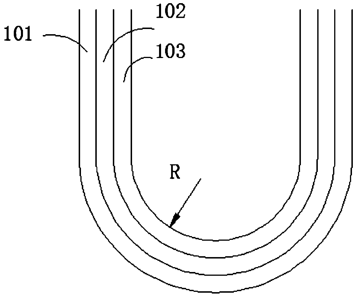 Display module, glue coating method for display module, and display device