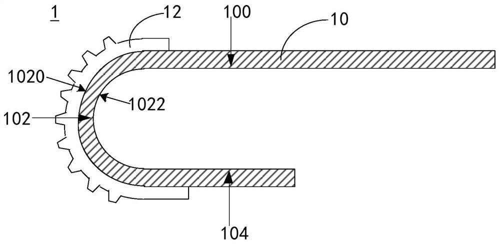 Display panel, pressing device and preparation method of display panel