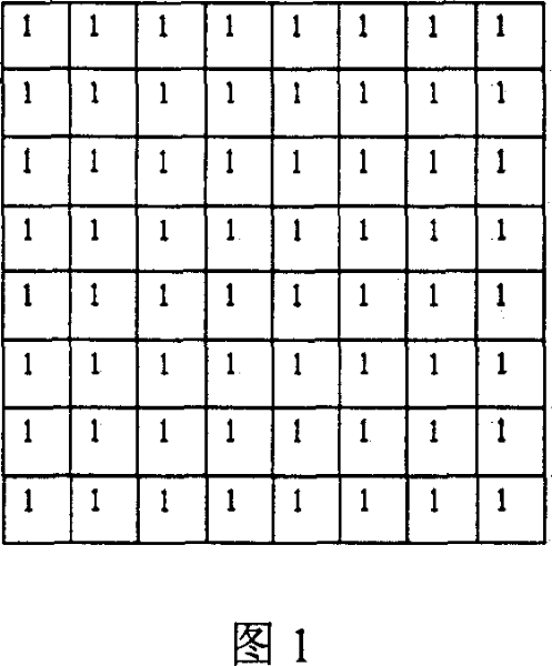 Image de-noise process of multi-template mixed filtering