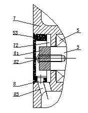 Bearing buffer unit for motor