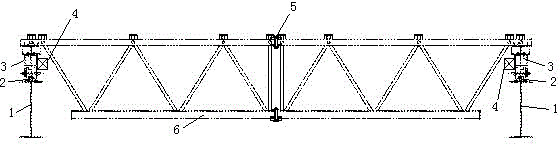 Hidden type roof tile mounting platform