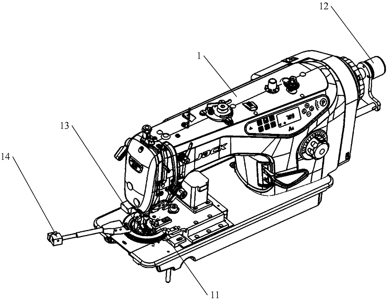 Automatic sewing device and equipment