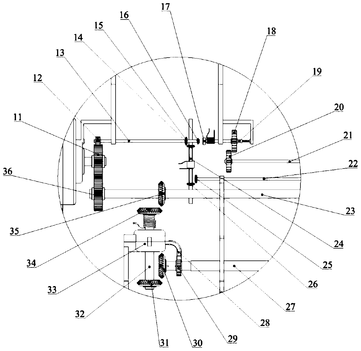 Underwater detection robot with novel power transmission system and steering mechanism