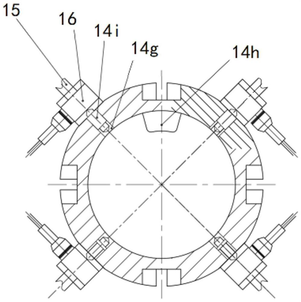 Novel device for measuring dynamic coefficient of squeeze film damper