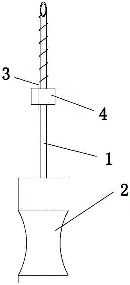 Novel acupoint catgut embedding needle instrument