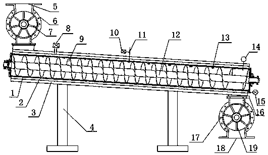 A volume control device for improving the processability of microwave-expanded tobacco stems