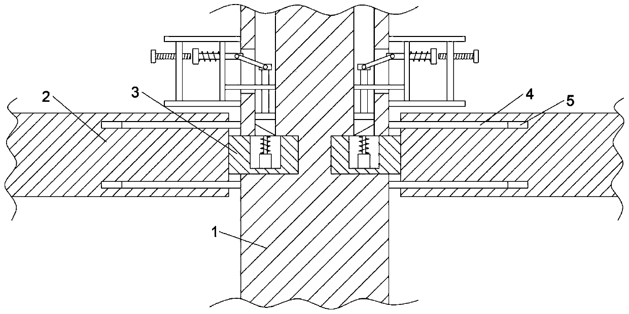 Steel structural component convenient to disassemble and assemble