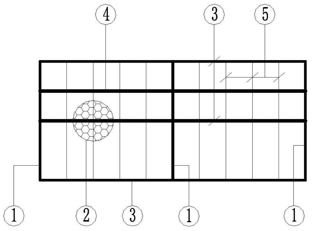 Reinforcement cage seepage drainage pipe for quickly lowering seepage line in side slope body