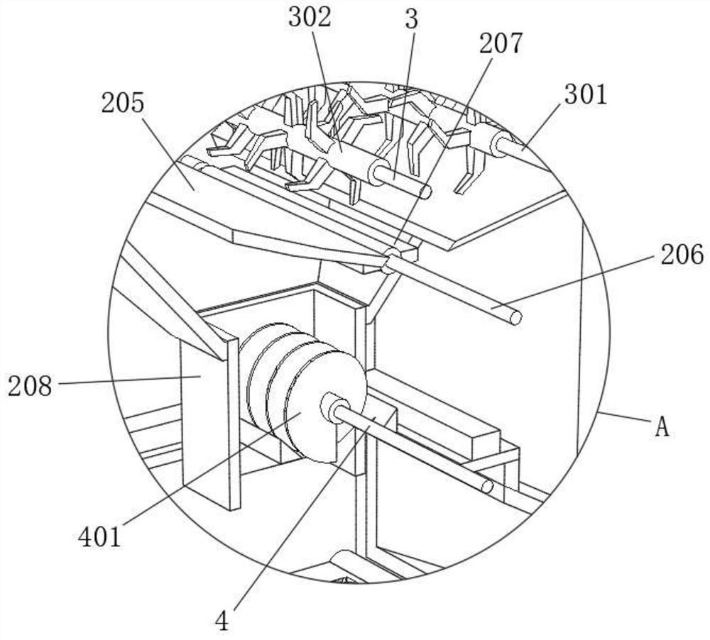 Garbage pyrolysis gasification treatment device