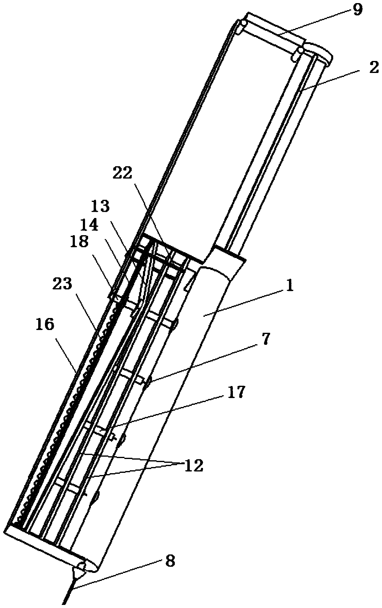 A disposable syringe for continuous multiple quantitative injections