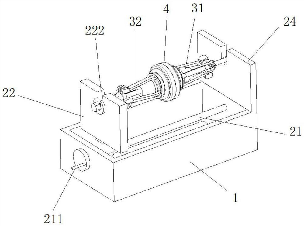 Bearing dismounting mechanism