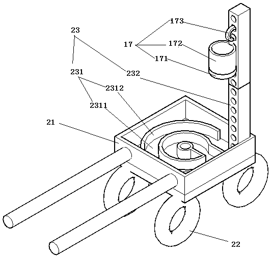 A method for growing grapes that is convenient for picking and transporting