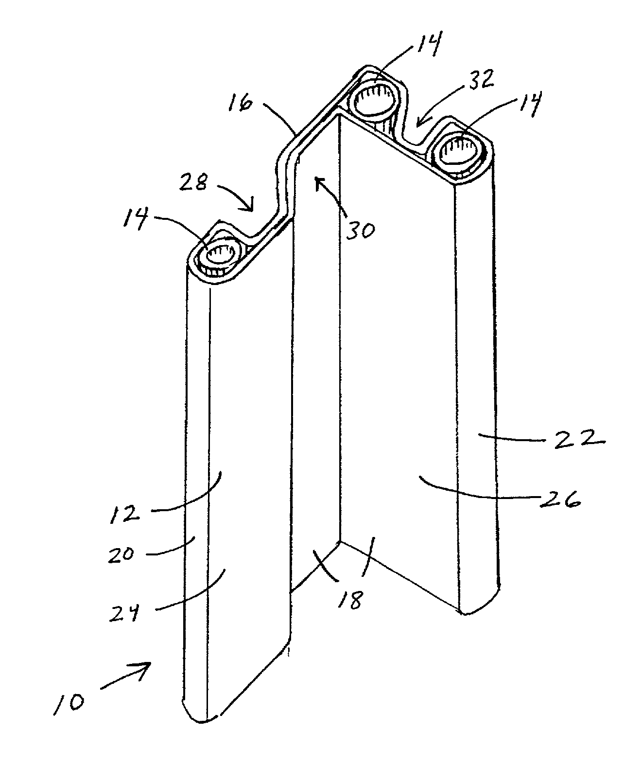 Reinforced packaging support post assembly