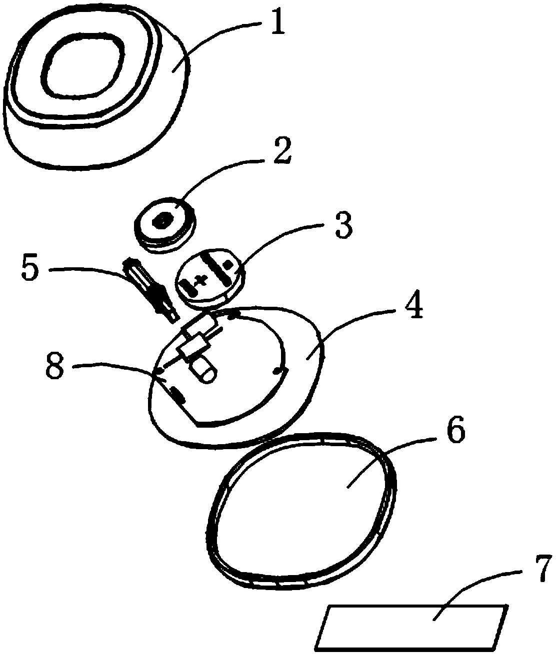 Anti-theft tag used for monitoring object in box and method