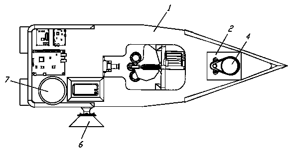 Highly flexible water rescue device and control system thereof