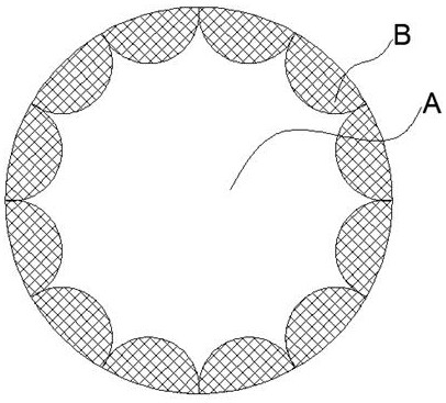 Moisture-absorbing and warm-keeping type mask and preparation method thereof