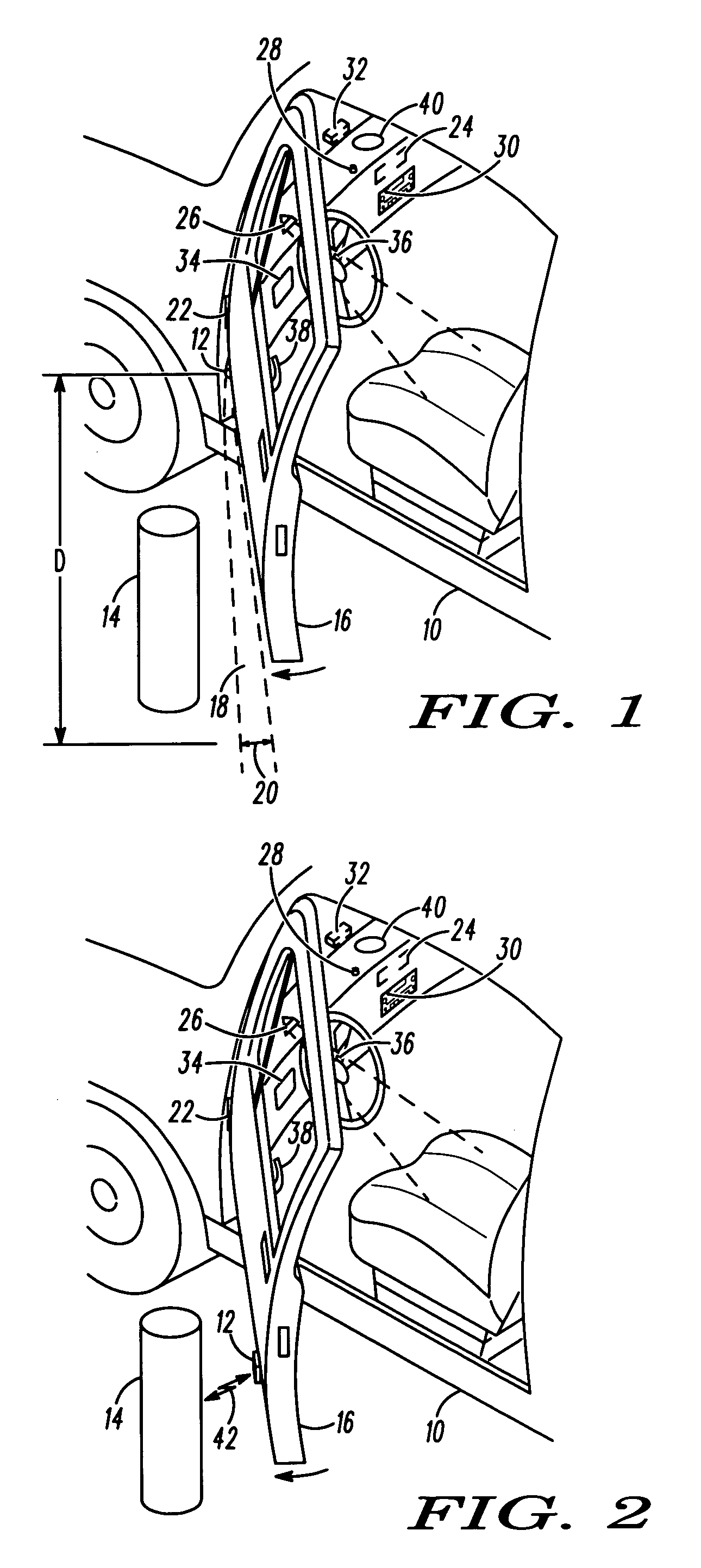 Sensor system for vehicle door