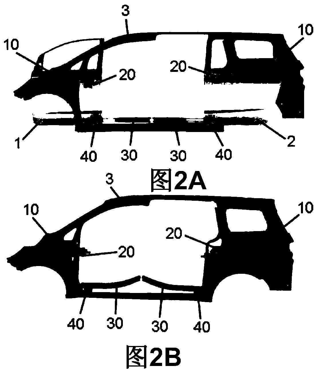 Device for operating opposite sliding doors