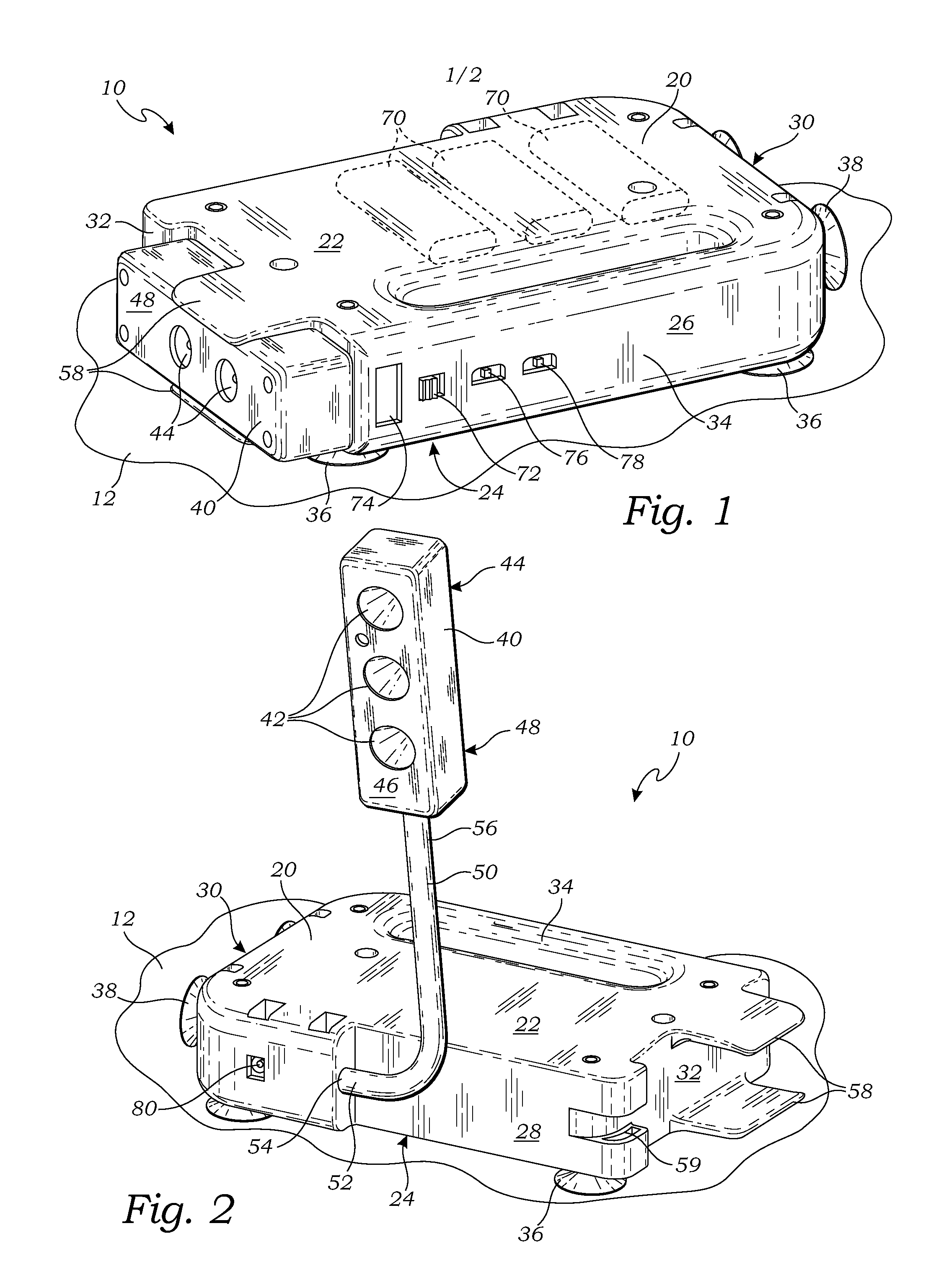 Portable fishing light