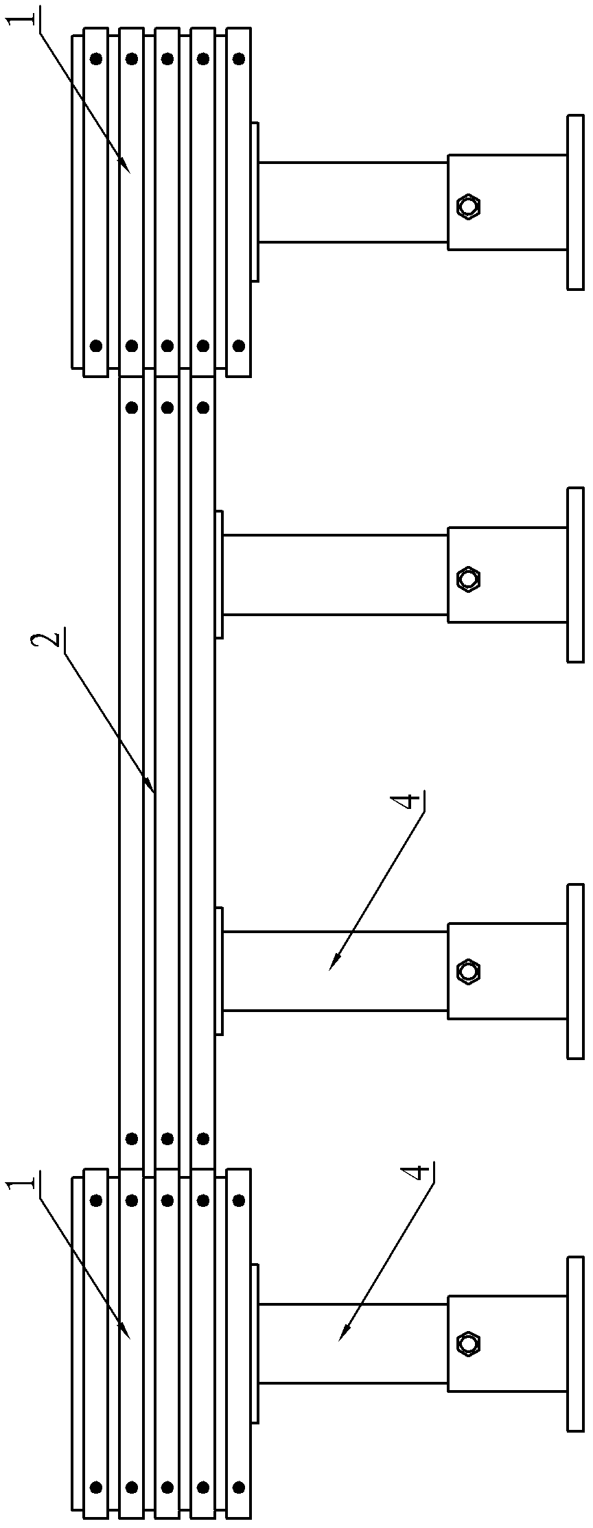 Separable combination type fence flowerpot