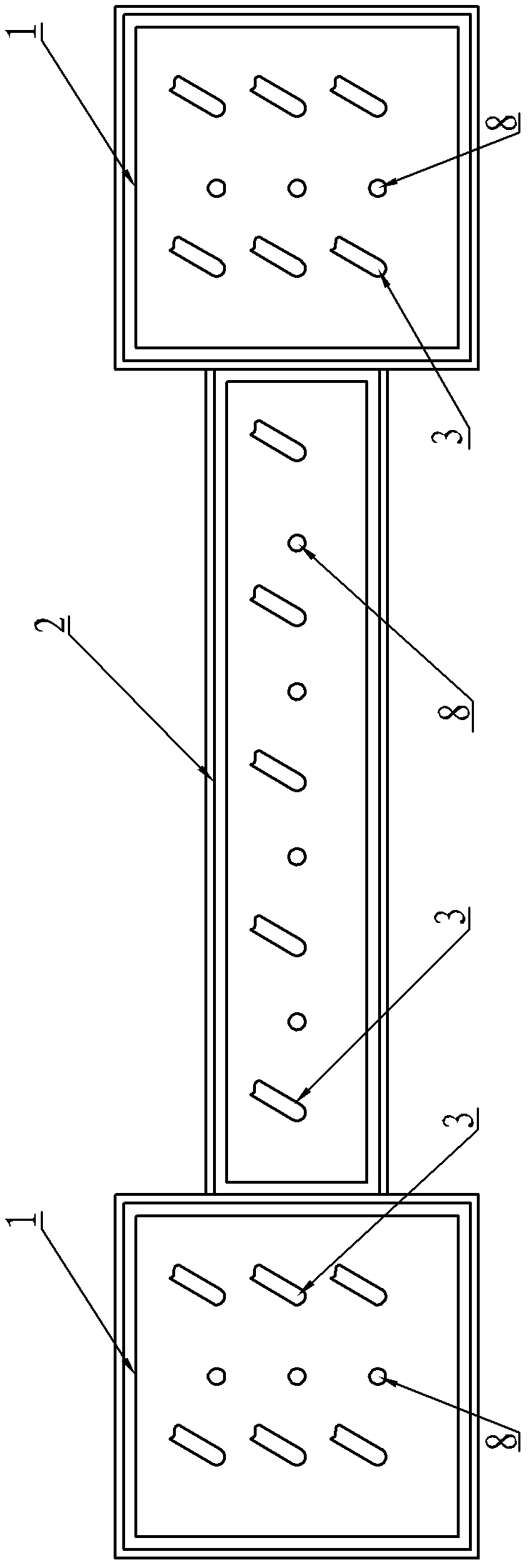 Separable combination type fence flowerpot