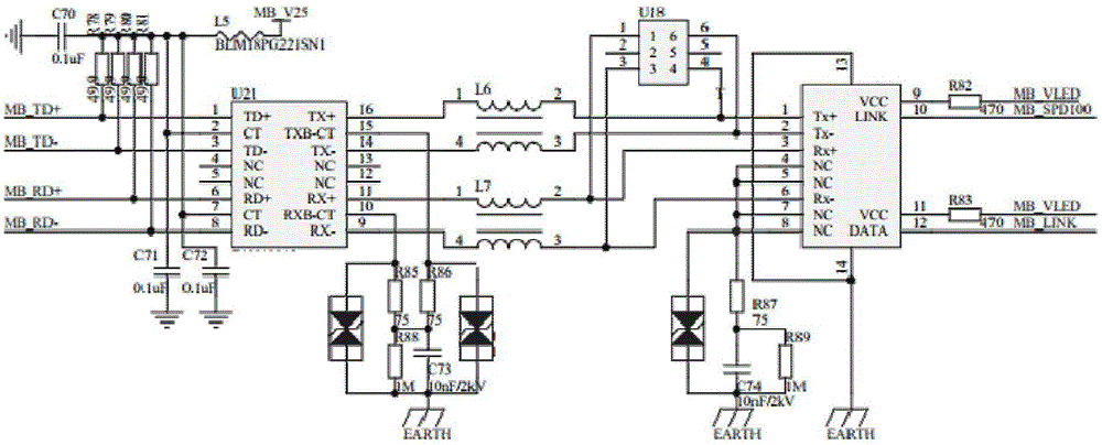 Communication device for converting industry Ethernet slave station into Modbus master station