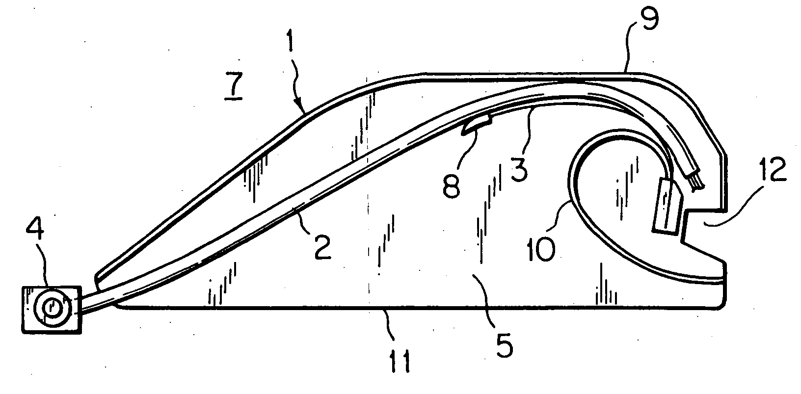 Harness holder and harness layout structure thereby