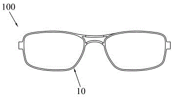 Folding type glasses frame