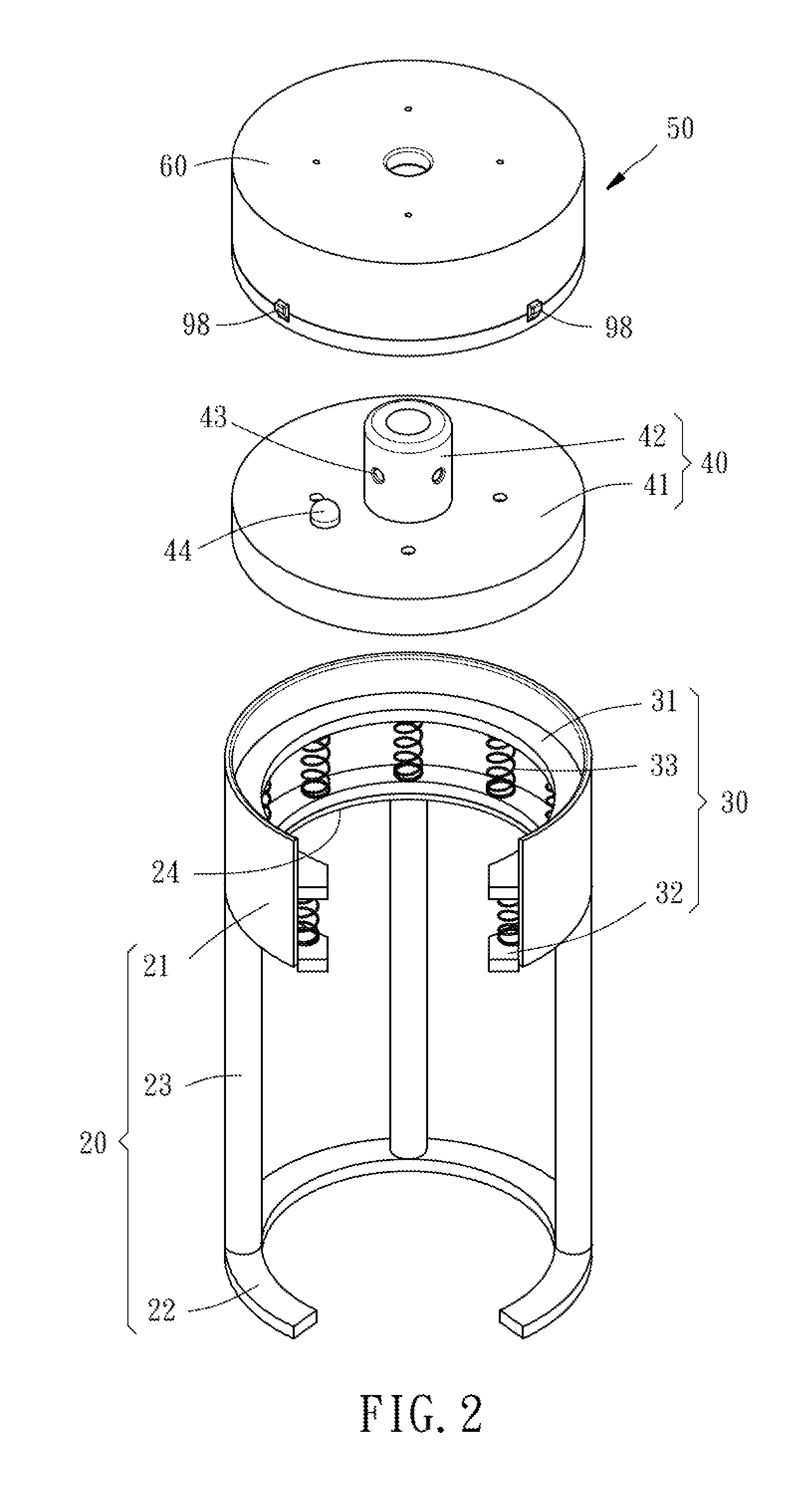 Mechanical end-effector changer and method of using same