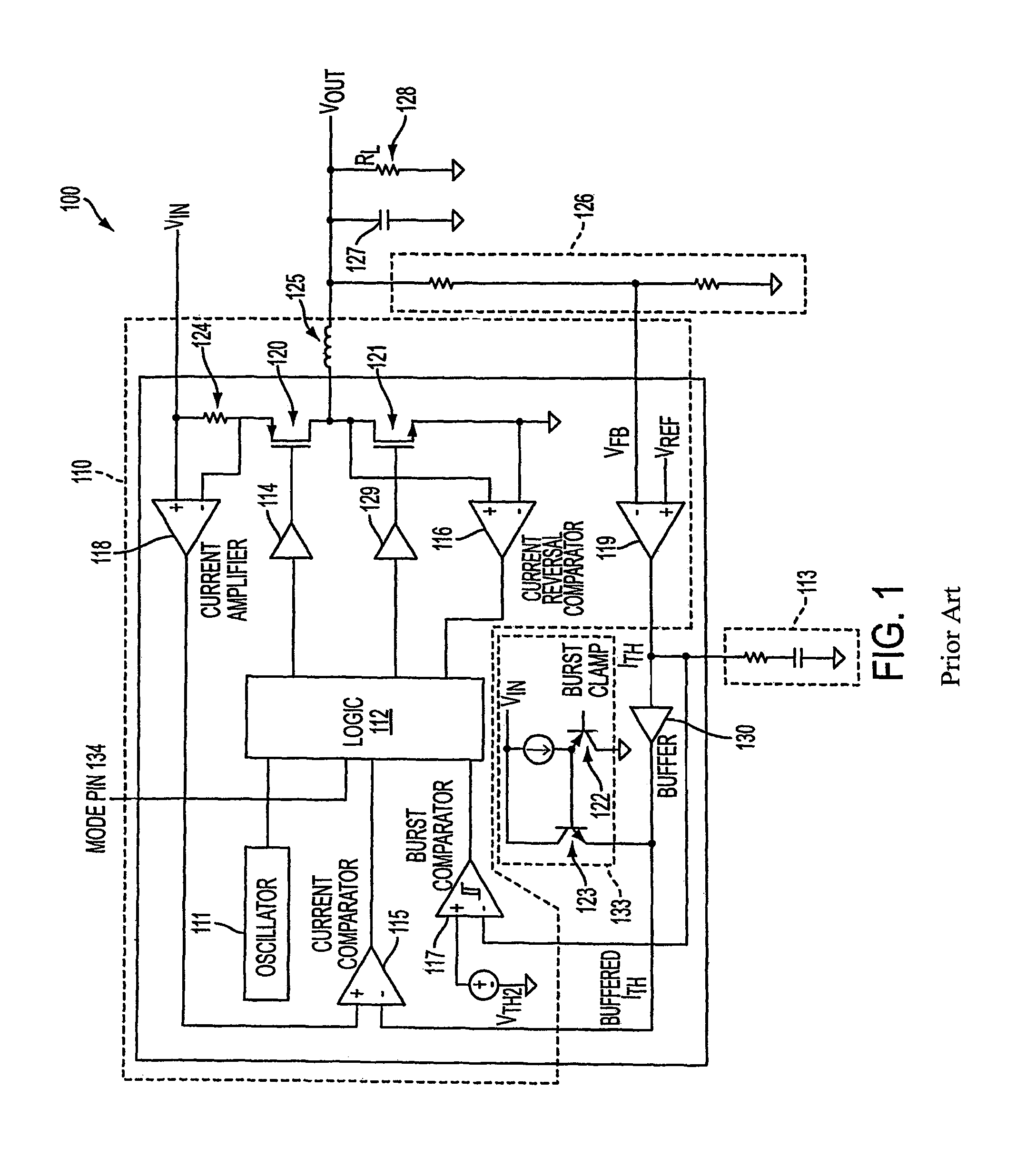 Circuits and methods for adjustable peak inductor current and hysteresis for burst mode in switching regulators