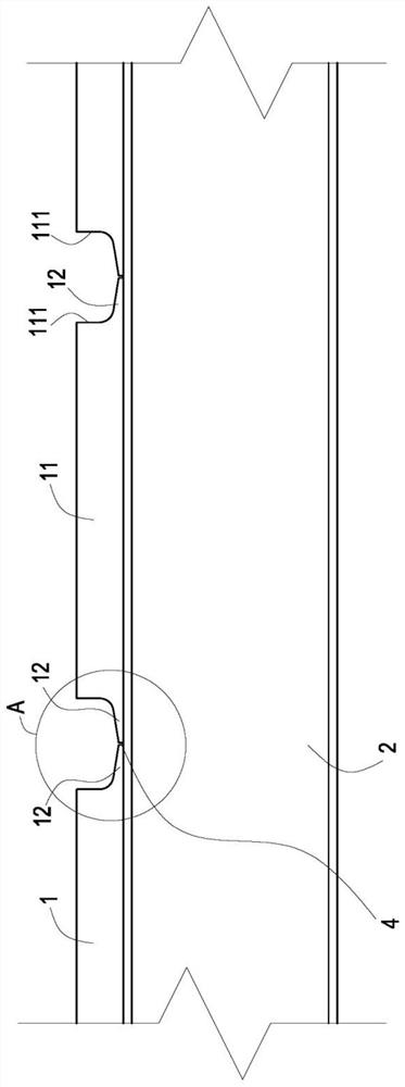 Cast-in-place wet joint construction method and bridge structure