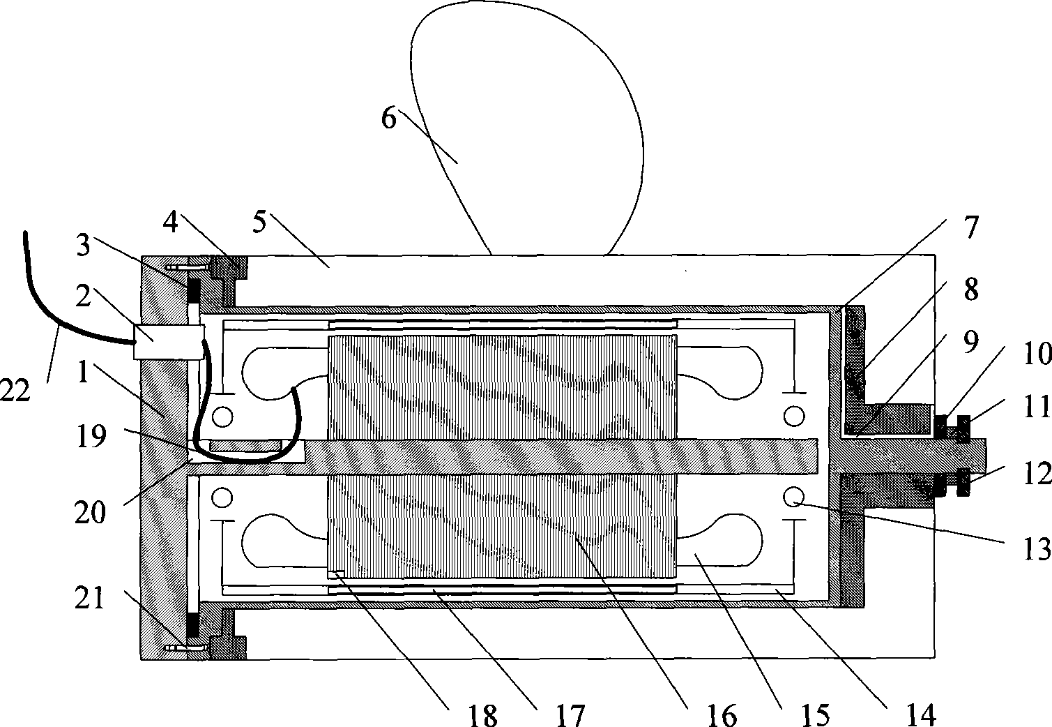 Underwater integrated electric motor thruster