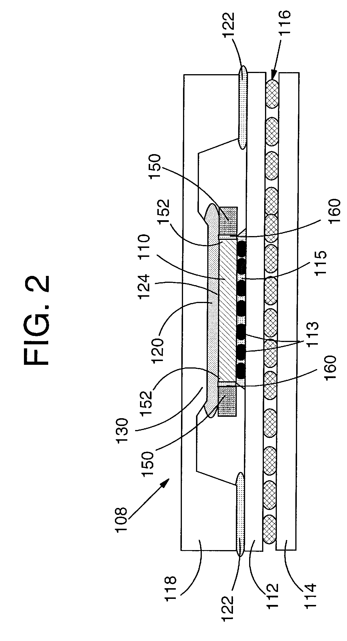 Chip package having chip extension and method