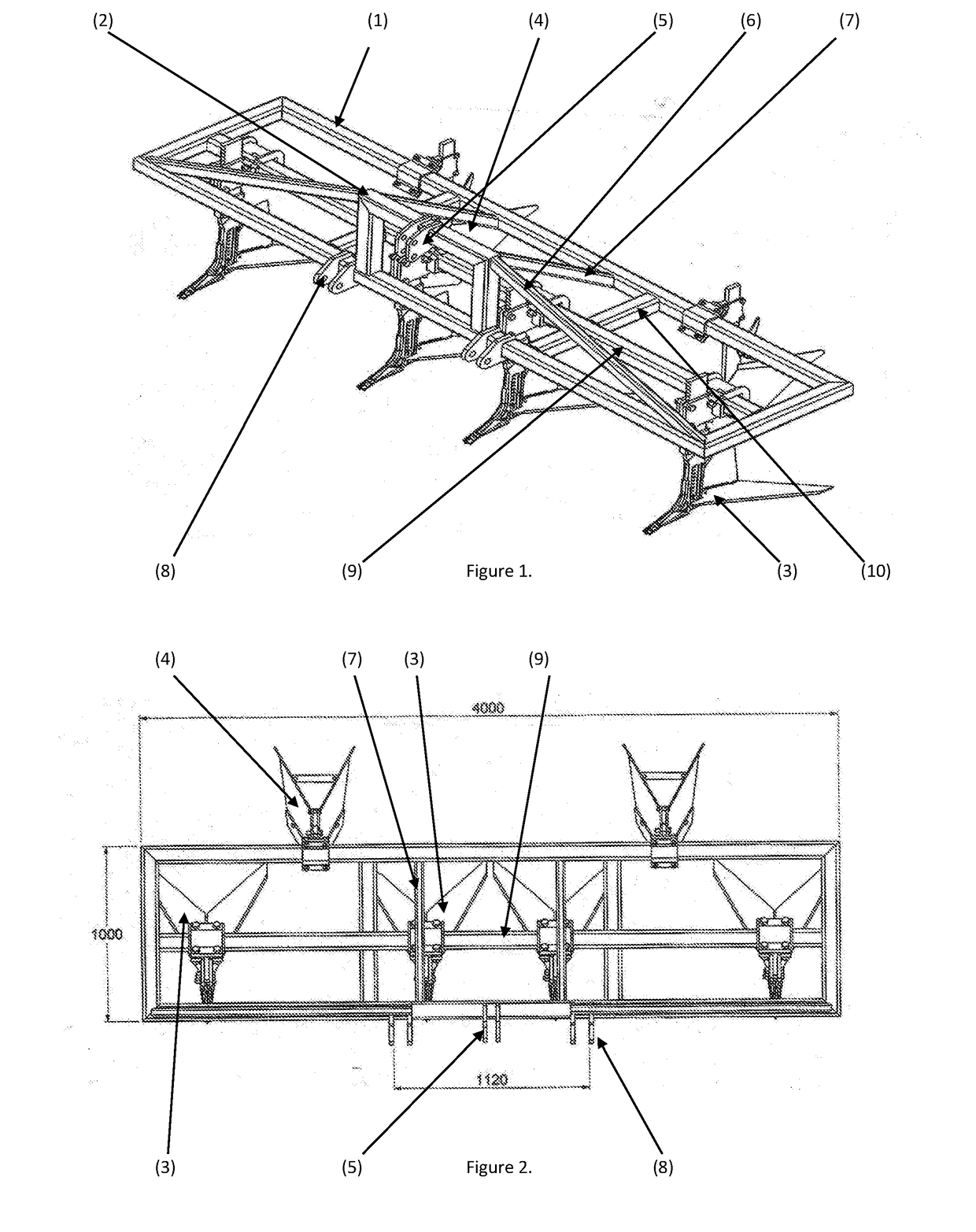 Soil loosening and furrower assemblies and a bed renovator therefor