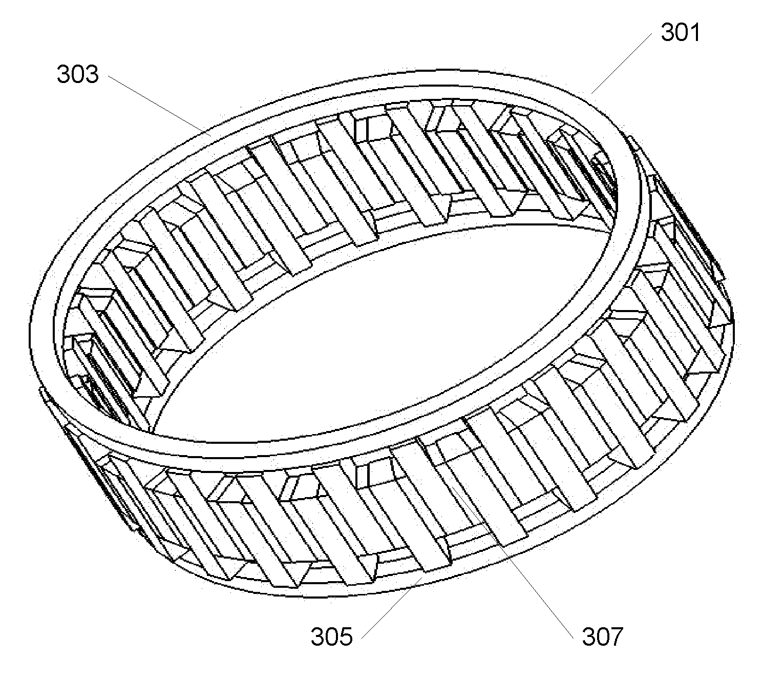 Integrated rotor pole pieces