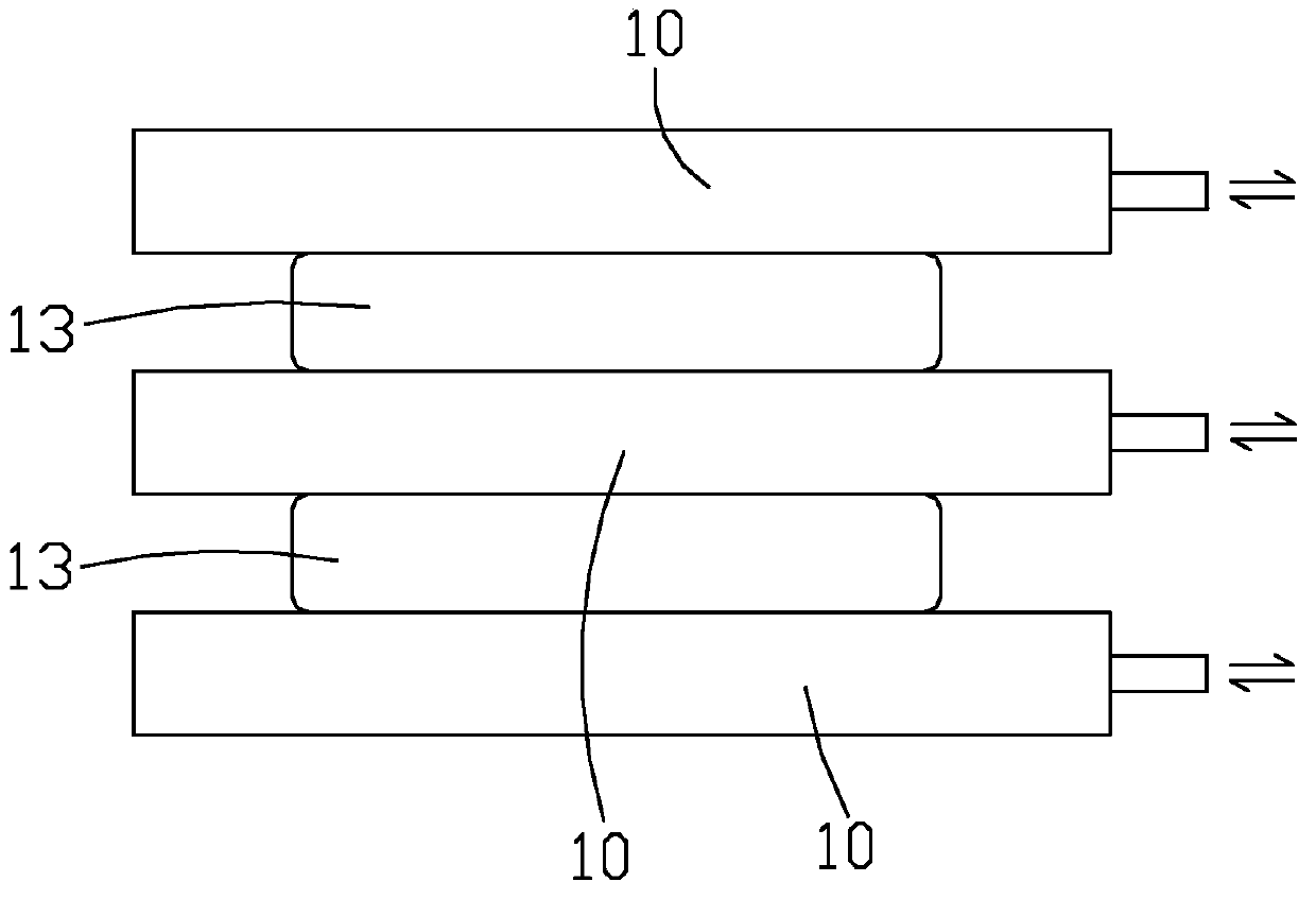 Heat exchange tray used for laminator