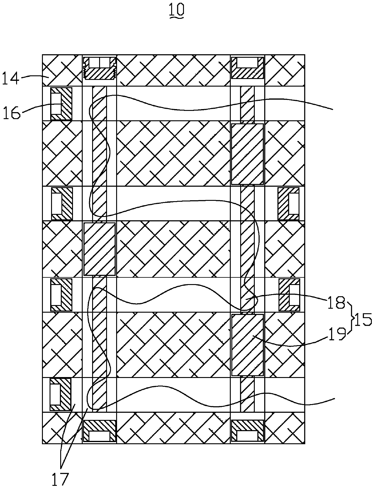 Heat exchange tray used for laminator