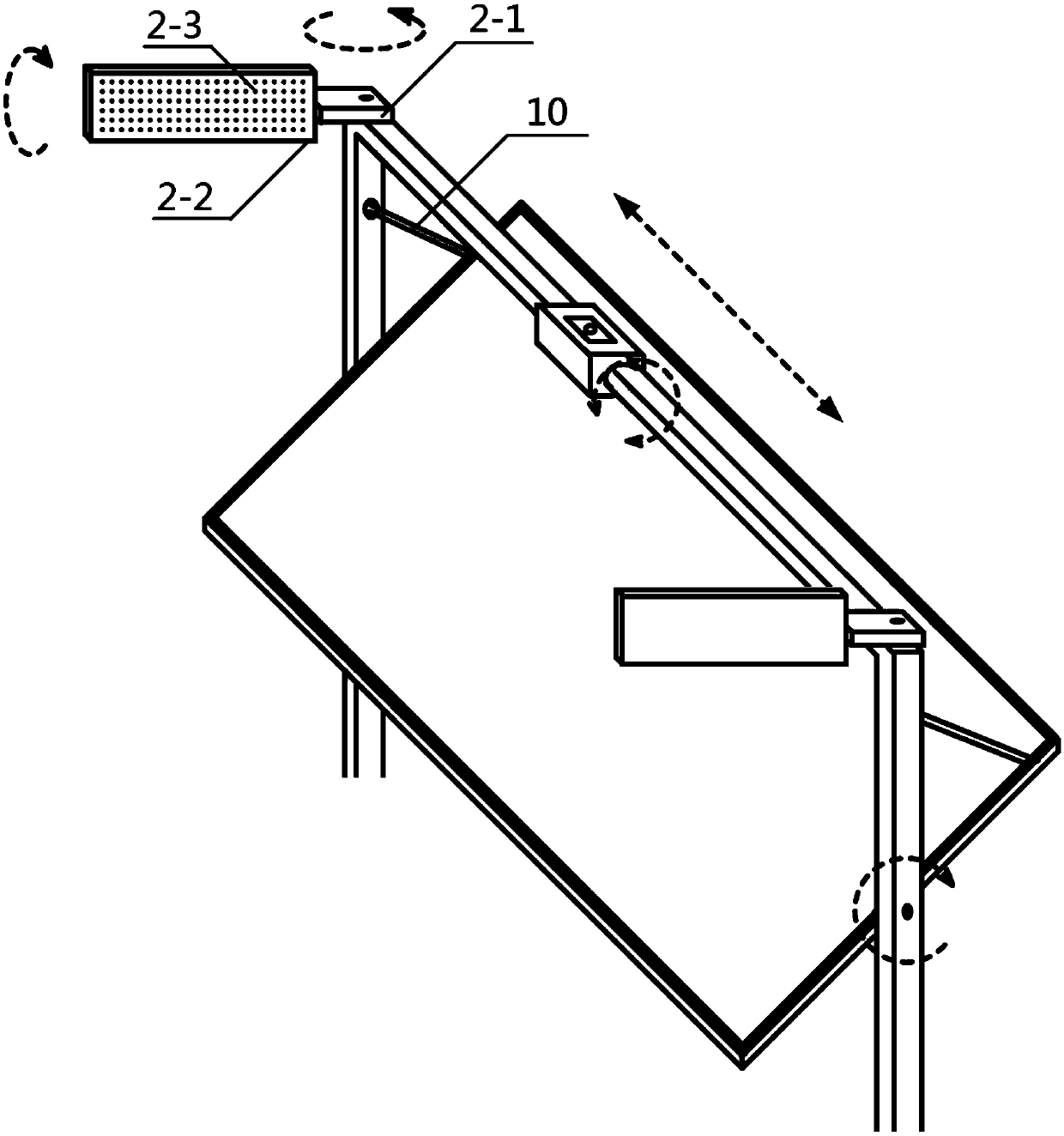 Multifunctional teaching writing board and teaching system