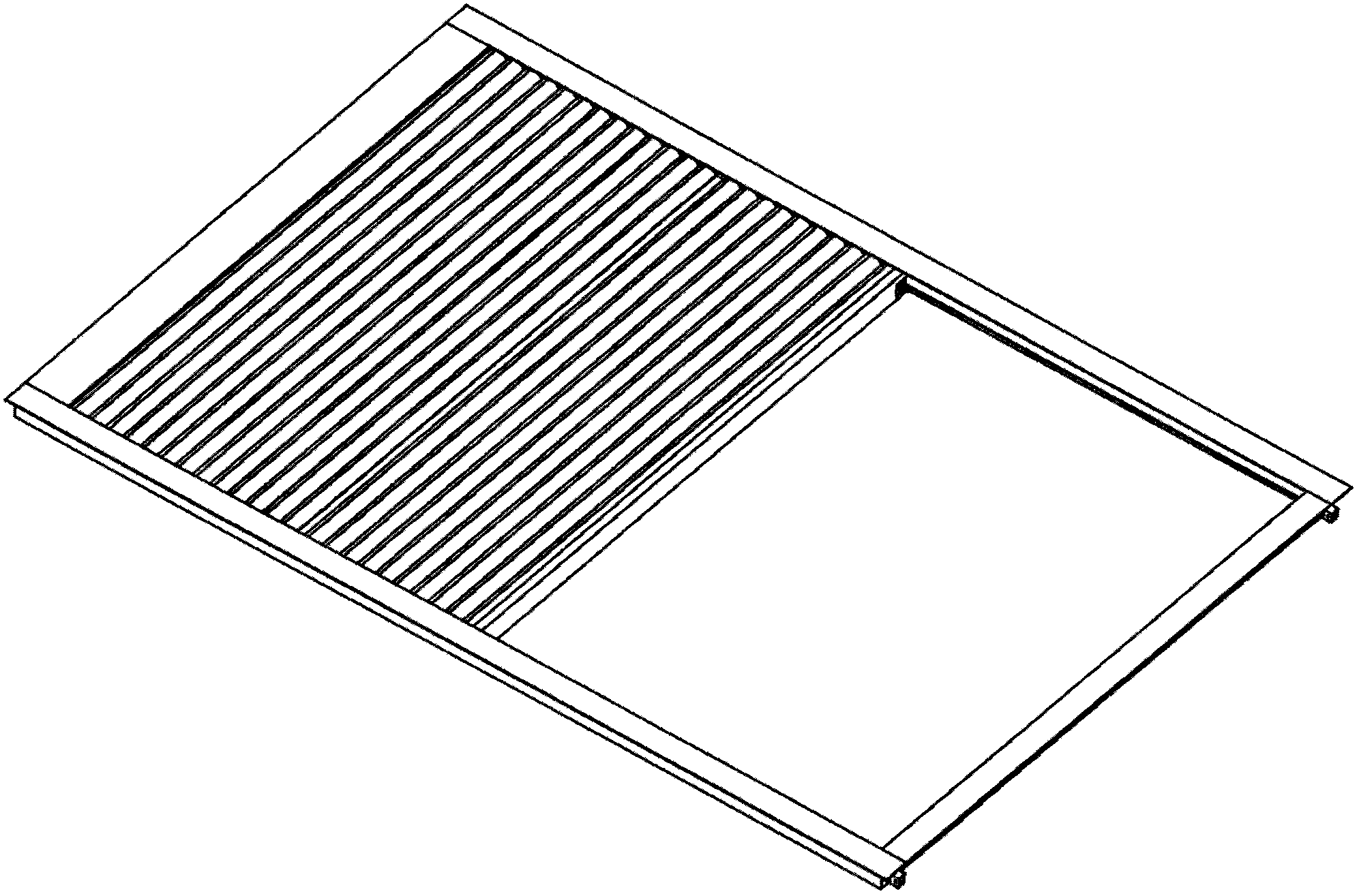 Control system for embedded ceiling curtain