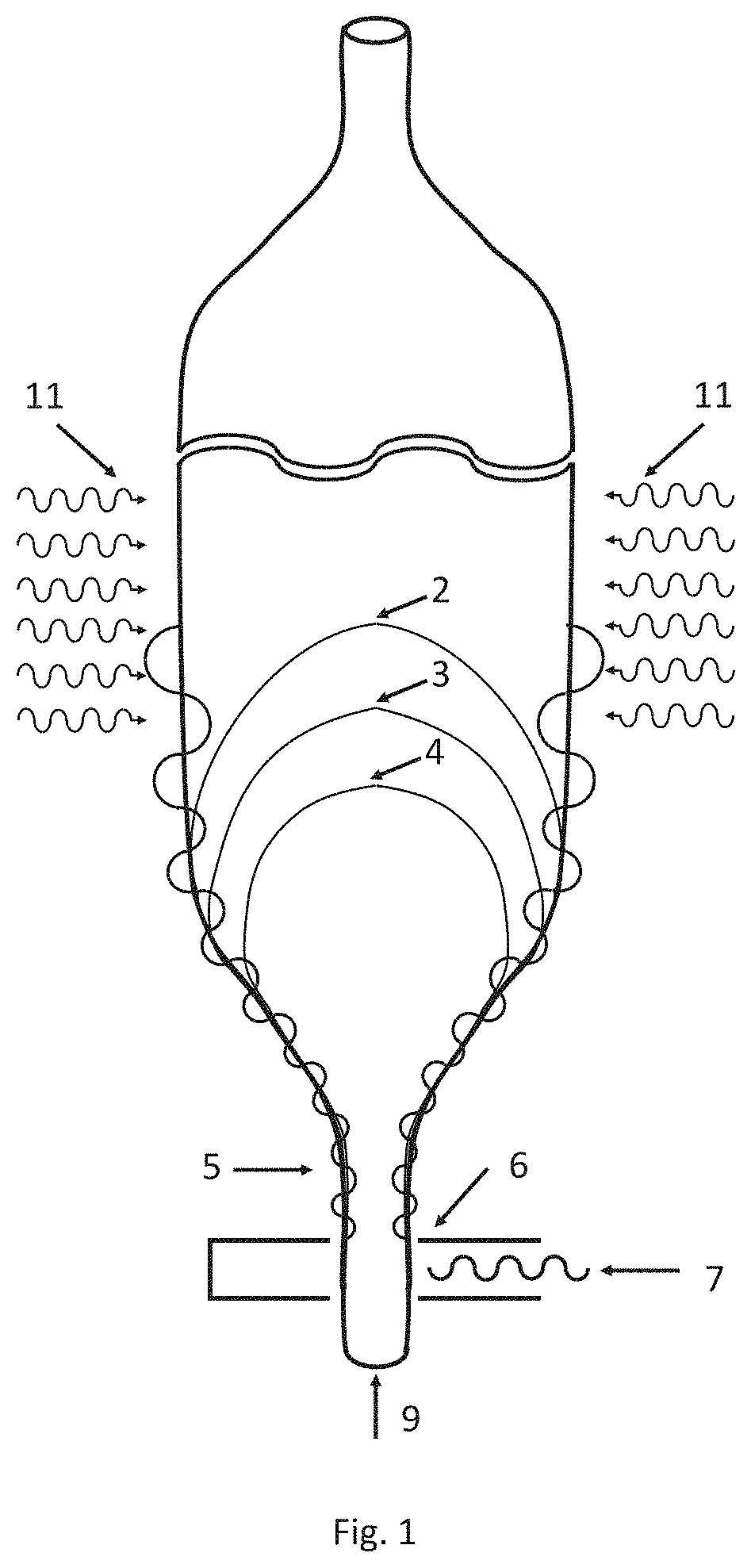 Process, reactor and system for fabrication of free-standing two-dimensional nanostructures using plasma technology