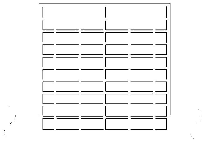 Continuous type welding-free lead storage battery pole plate and manufacturing method thereof